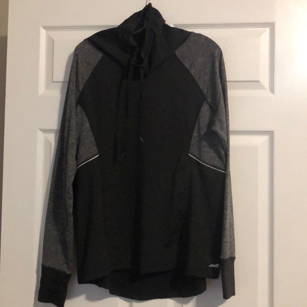 Cowl neck dri-fit pull over